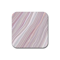 Marble Texture Marble Painting Rubber Coaster (square) by Ndabl3x