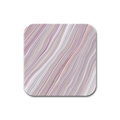 Marble Texture Marble Painting Rubber Square Coaster (4 Pack) by Ndabl3x