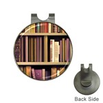 Books Bookshelves Office Fantasy Background Artwork Book Cover Apothecary Book Nook Literature Libra Hat Clips with Golf Markers Front