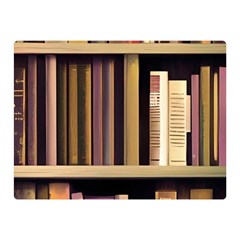 Books Bookshelves Office Fantasy Background Artwork Book Cover Apothecary Book Nook Literature Libra Two Sides Premium Plush Fleece Blanket (mini)