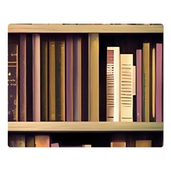 Books Bookshelves Office Fantasy Background Artwork Book Cover Apothecary Book Nook Literature Libra Two Sides Premium Plush Fleece Blanket (large)