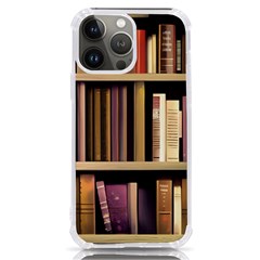 Books Bookshelves Office Fantasy Background Artwork Book Cover Apothecary Book Nook Literature Libra Iphone 13 Pro Max Tpu Uv Print Case by Posterlux