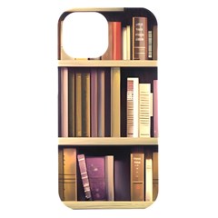 Books Bookshelves Office Fantasy Background Artwork Book Cover Apothecary Book Nook Literature Libra Iphone 15 Black Uv Print Pc Hardshell Case by Posterlux