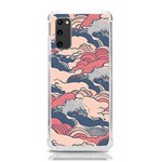 Waves Ocean Sea Water Pattern Rough Seas Digital Art Nature Nautical Samsung Galaxy S20 6.2 Inch TPU UV Case Front