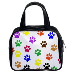 Pawprints Paw Prints Paw Animal Classic Handbag (two Sides) by Apen