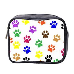 Pawprints Paw Prints Paw Animal Mini Toiletries Bag (two Sides) by Apen