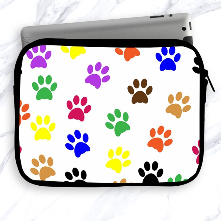 Pawprints Paw Prints Paw Animal Apple iPad 2/3/4 Zipper Cases