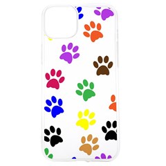 Pawprints Paw Prints Paw Animal Iphone 15 Tpu Uv Print Case