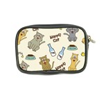 Happy Cats Pattern Background Coin Purse Back