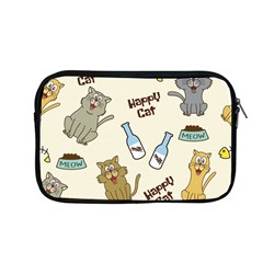 Happy Cats Pattern Background Apple Macbook Pro 13  Zipper Case by Grandong