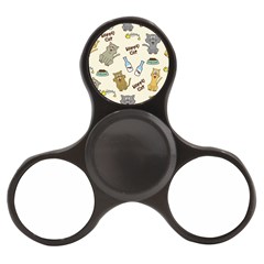 Happy Cats Pattern Background Finger Spinner by Grandong