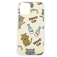 Happy Cats Pattern Background Iphone 12 Pro Max Tpu Uv Print Case by Grandong