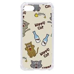 Happy Cats Pattern Background Iphone Se by Grandong