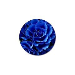 Blue Roses Flowers Plant Romance Blossom Bloom Nature Flora Petals Golf Ball Marker (4 Pack) by Proyonanggan