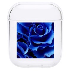 Blue Roses Flowers Plant Romance Blossom Bloom Nature Flora Petals Hard Pc Airpods 1/2 Case by Proyonanggan