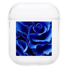 Blue Roses Flowers Plant Romance Blossom Bloom Nature Flora Petals Soft Tpu Airpods 1/2 Case by Proyonanggan