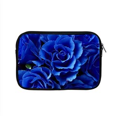 Blue Roses Flowers Plant Romance Blossom Bloom Nature Flora Petals Apple Macbook Pro 15  Zipper Case by Proyonanggan