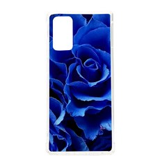 Blue Roses Flowers Plant Romance Blossom Bloom Nature Flora Petals Samsung Galaxy Note 20 Tpu Uv Case by Proyonanggan