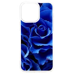 Blue Roses Flowers Plant Romance Blossom Bloom Nature Flora Petals Iphone 15 Pro Max Tpu Uv Print Case by Proyonanggan