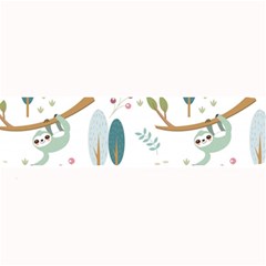 Pattern Sloth Woodland Large Bar Mat by Hannah976