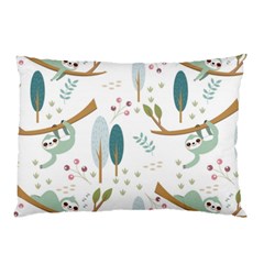 Pattern Sloth Woodland Pillow Case by Hannah976