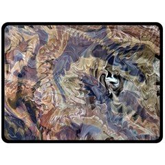 Abstract wings Two Sides Fleece Blanket (Large)