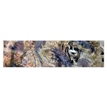 Abstract wings Oblong Satin Scarf (16  x 60 ) Front