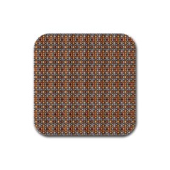 Gold Silver And Bronze Medals Motif  Seamless Pattern2 Wb Rubber Square Coaster (4 Pack) by dflcprintsclothing