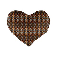 Gold Silver And Bronze Medals Motif  Seamless Pattern2 Wb Standard 16  Premium Heart Shape Cushions