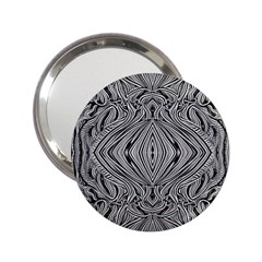 Black And White Pattern 1 2 25  Handbag Mirrors by 2607694