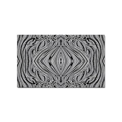 Black And White Pattern 1 Sticker Rectangular (100 Pack)