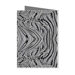 Black And White Pattern 1 Mini Greeting Cards (pkg Of 8)