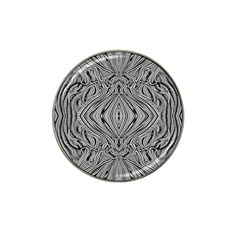 Black And White Pattern 1 Hat Clip Ball Marker by 2607694