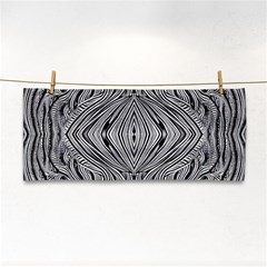 Black And White Pattern 1 Hand Towel