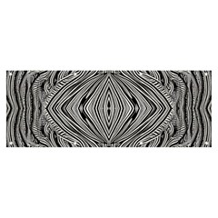 Black And White Pattern 1 Banner And Sign 8  X 3  by 2607694