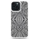 Black And White Pattern 1 iPhone 15 Plus TPU UV Print Case Front