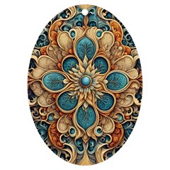 Pattern 1 Uv Print Acrylic Ornament Oval by 2607694