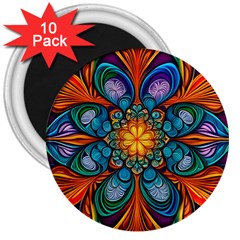 Pattern 2 3  Magnets (10 Pack)  by 2607694