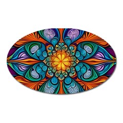 Pattern 2 Oval Magnet by 2607694