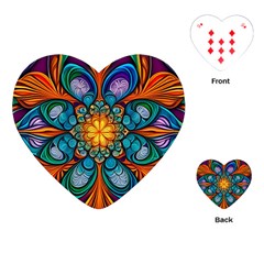 Pattern 2 Playing Cards Single Design (heart)