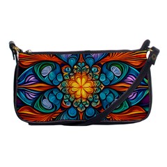 Pattern 2 Shoulder Clutch Bag