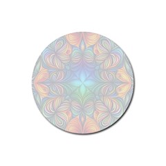 Pattern 2a Pattern 2 Rubber Round Coaster (4 Pack) by 2607694