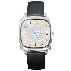 Pattern 2a Pattern 2 Square Metal Watch by 2607694