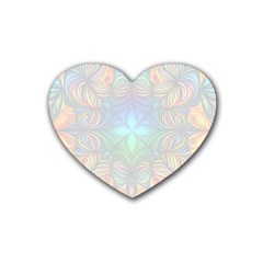 Pattern 2a Pattern 2 Rubber Heart Coaster (4 Pack)