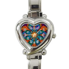 Pattern 2a Pattern 2 Heart Italian Charm Watch by 2607694