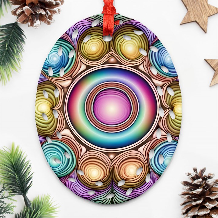 Pattern 3 Ornament (Oval Filigree)