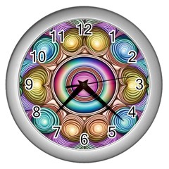 Pattern 3 Wall Clock (silver) by 2607694