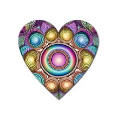 Pattern 3 Heart Magnet