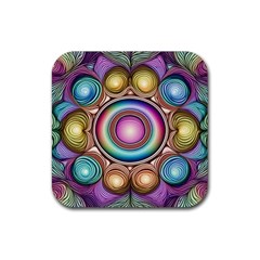 Pattern 3 Rubber Coaster (square)