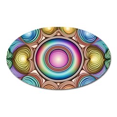 Pattern 3 Oval Magnet by 2607694